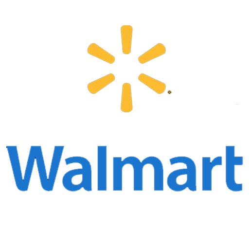 The Walmart logo displayed against a black backdrop.